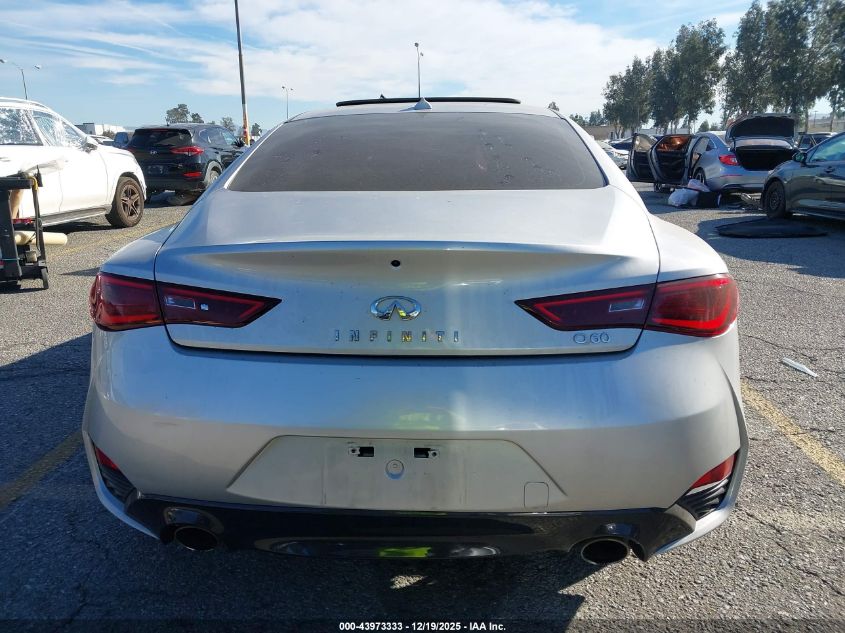 2018 Infiniti Q60 2.0T Luxe VIN: JN1CV7EKXJM200222 Lot: 43973333