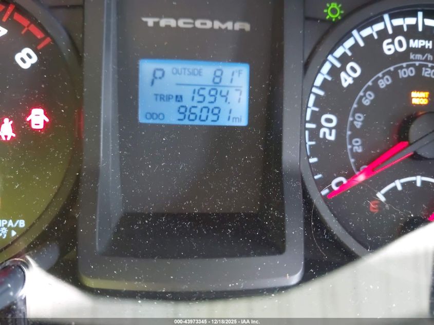 2017 Toyota Tacoma Sr VIN: 5TFAX5GN4HX092683 Lot: 43973345