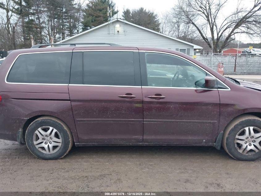 2007 Honda Odyssey Ex-L VIN: 5FNRL38627B418676 Lot: 43973376
