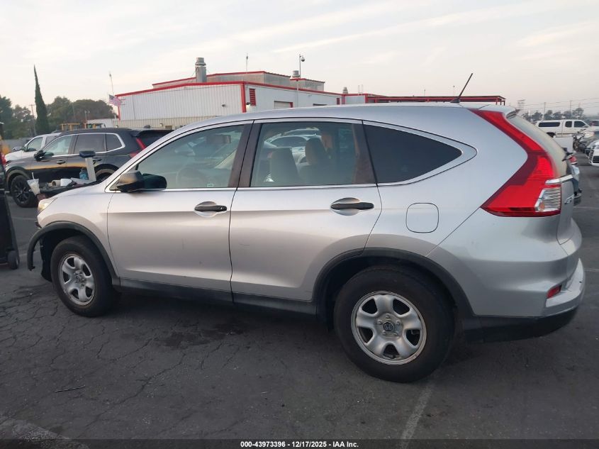 2016 Honda Cr-V Lx VIN: 2HKRM3H33GH501991 Lot: 43973396