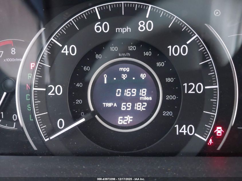 2016 Honda Cr-V Lx VIN: 2HKRM3H33GH501991 Lot: 43973396