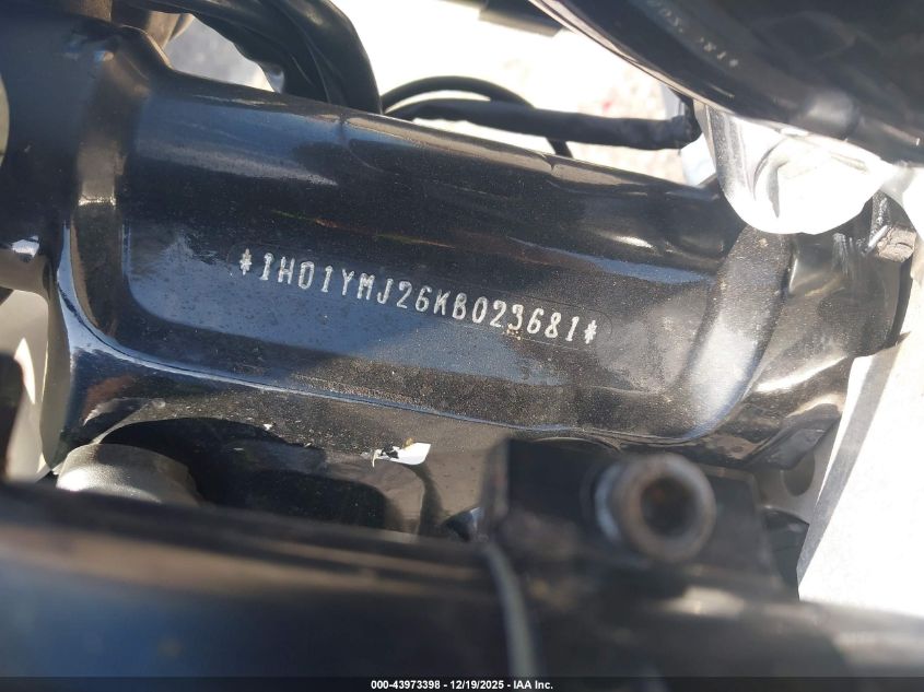 2019 Harley-Davidson Flsb VIN: 1HD1YMJ26KB023681 Lot: 43973398