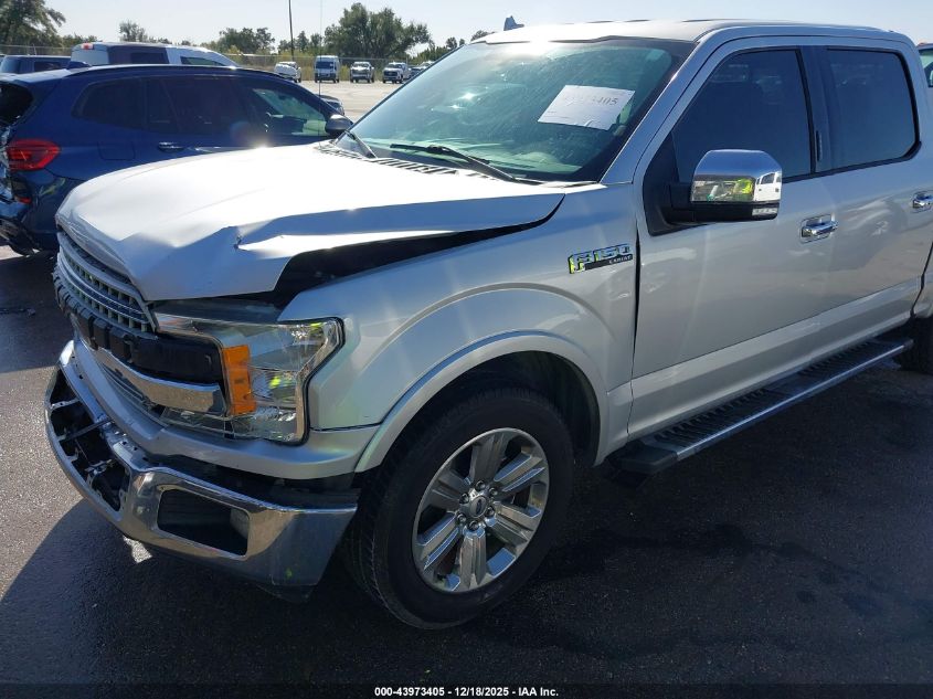2018 Ford F-150 Lariat VIN: 1FTEW1C52JKC51156 Lot: 43973405