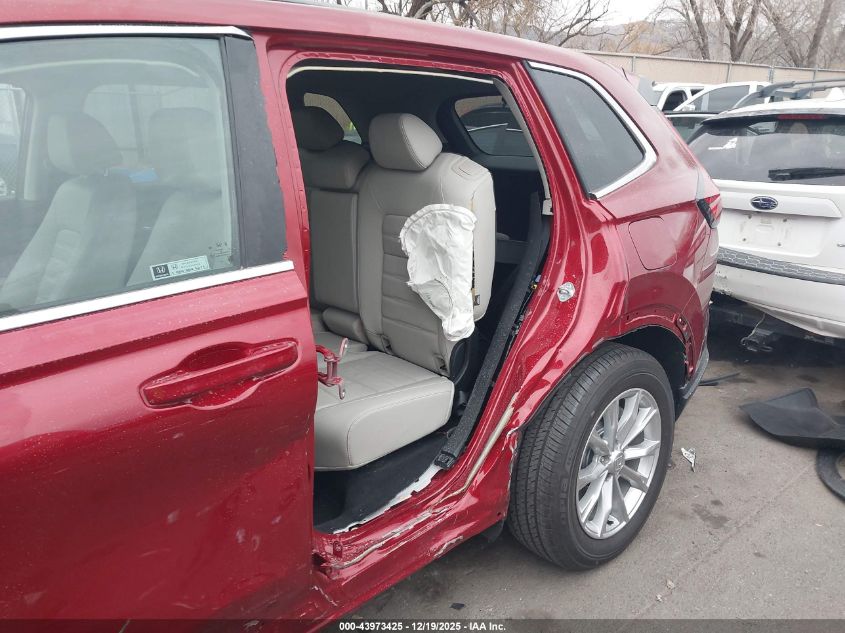 2025 Honda Cr-V Ex-L Awd VIN: 2HKRS4H74SH493617 Lot: 43973425