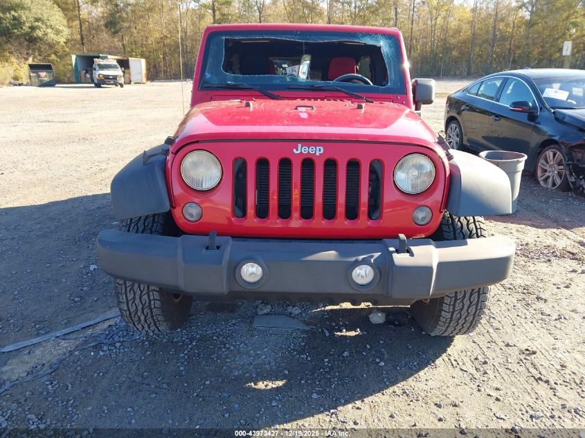 2014 Jeep Wrangler Unlimited Sport VIN: 1C4BJWDGXEL299034 Lot: 43973427