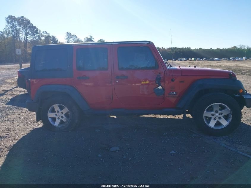 2014 Jeep Wrangler Unlimited Sport VIN: 1C4BJWDGXEL299034 Lot: 43973427