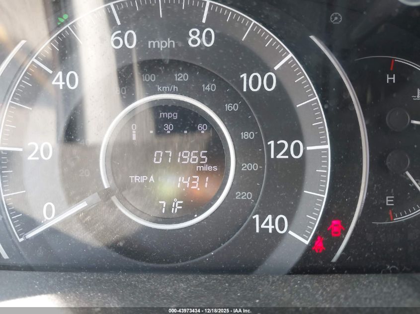 2012 Honda Cr-V Ex VIN: 2HKRM4H50CH623337 Lot: 43973434