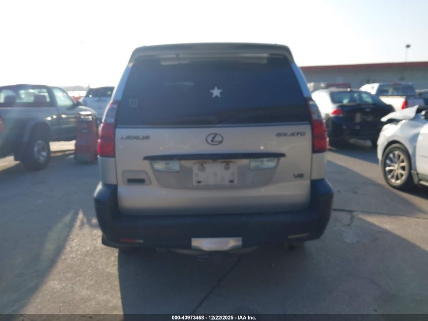 2008 Lexus Gx 470 VIN: JTJBT20X480165910 Lot: 43973468