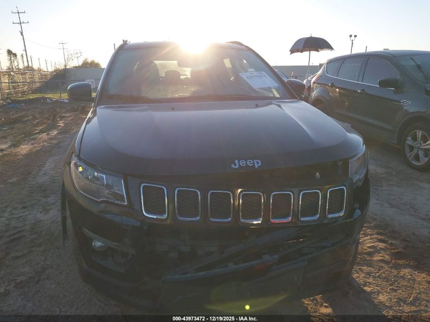 2019 Jeep Compass Latitude Fwd VIN: 3C4NJCBB7KT658472 Lot: 43973472