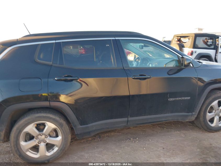 2019 Jeep Compass Latitude Fwd VIN: 3C4NJCBB7KT658472 Lot: 43973472