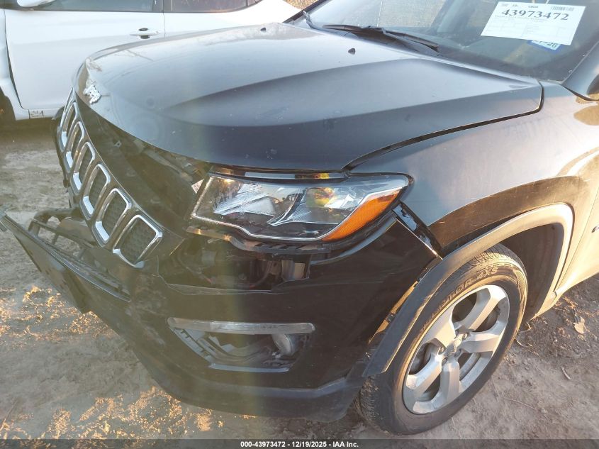 2019 Jeep Compass Latitude Fwd VIN: 3C4NJCBB7KT658472 Lot: 43973472