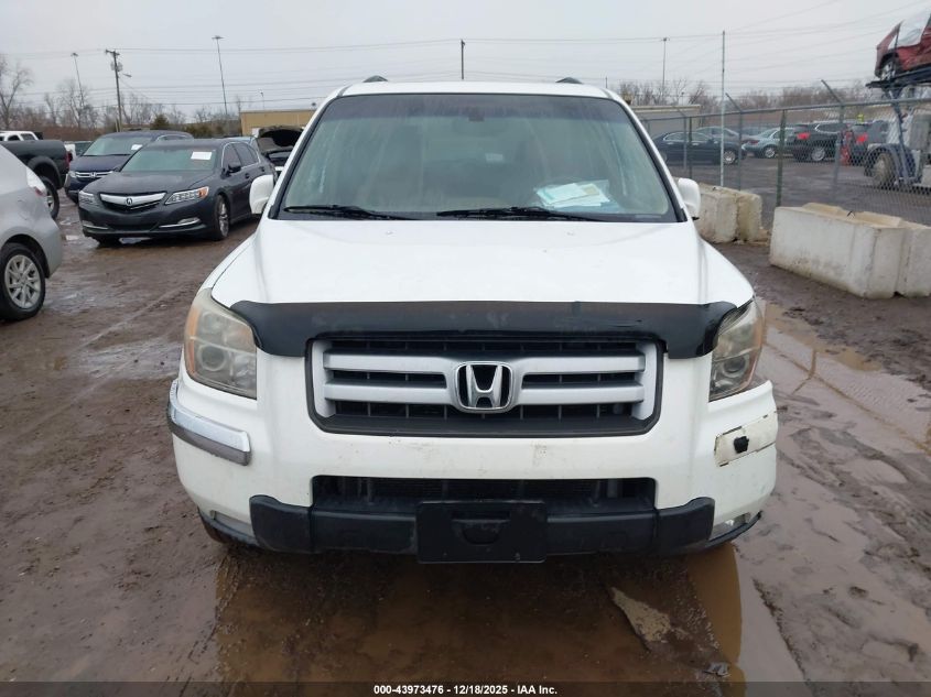 2008 Honda Pilot Ex-L VIN: 5FNYF18608B000383 Lot: 43973476