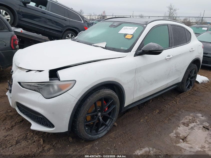2019 Alfa Romeo Stelvio Ti Sport Awd VIN: ZASPAKBN7K7C49347 Lot: 43973479