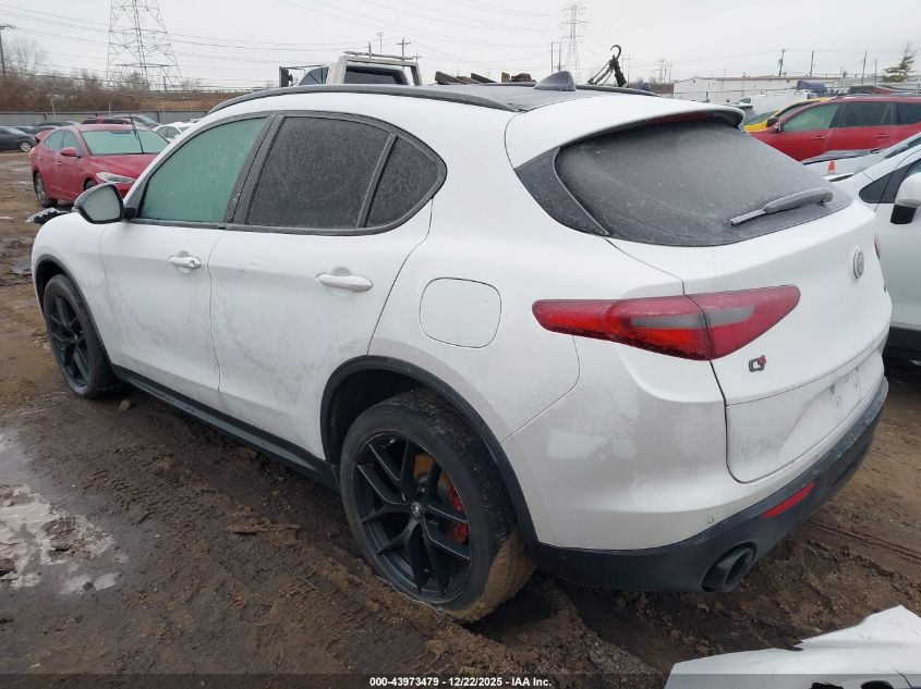 2019 Alfa Romeo Stelvio Ti Sport Awd VIN: ZASPAKBN7K7C49347 Lot: 43973479