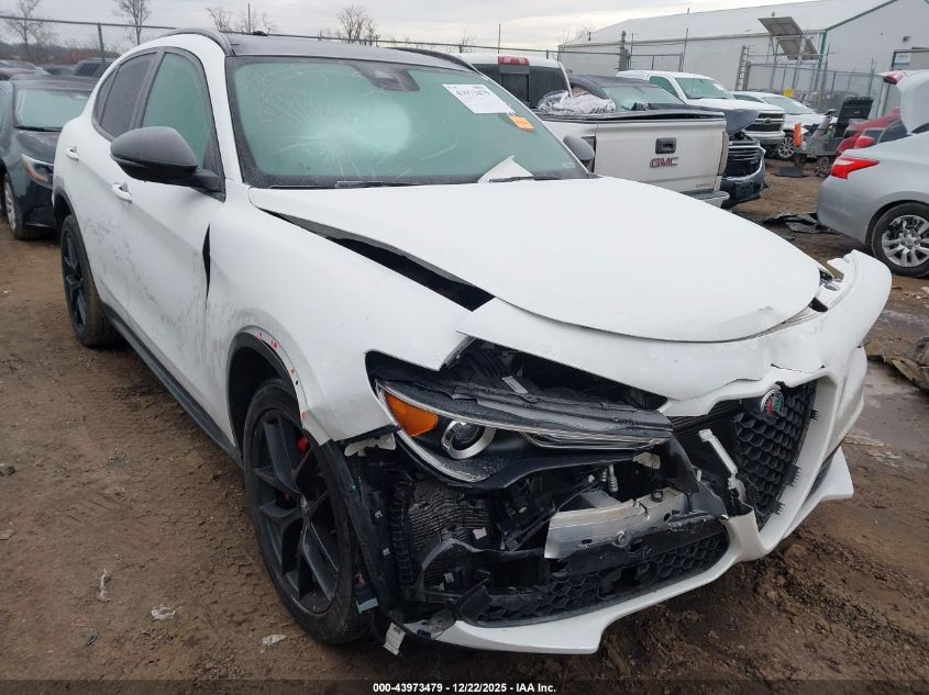2019 Alfa Romeo Stelvio Ti Sport Awd VIN: ZASPAKBN7K7C49347 Lot: 43973479