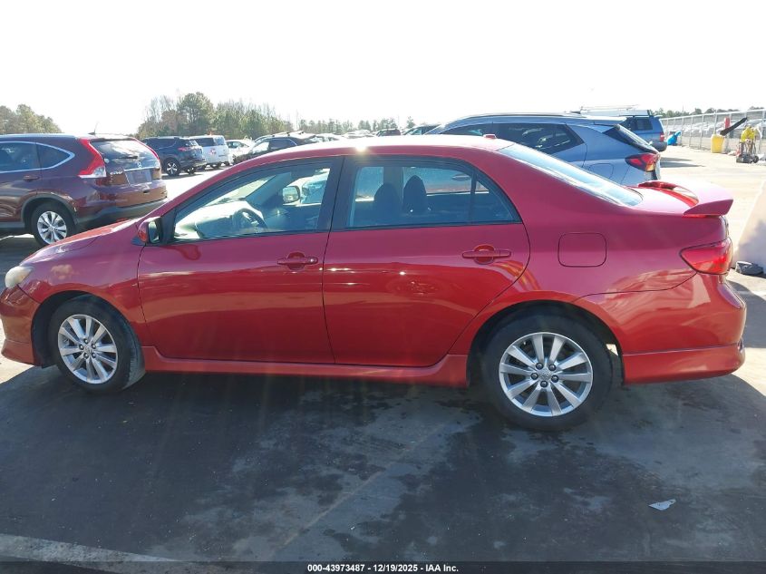2009 Toyota Corolla S VIN: 1NXBU40E39Z058282 Lot: 43973487