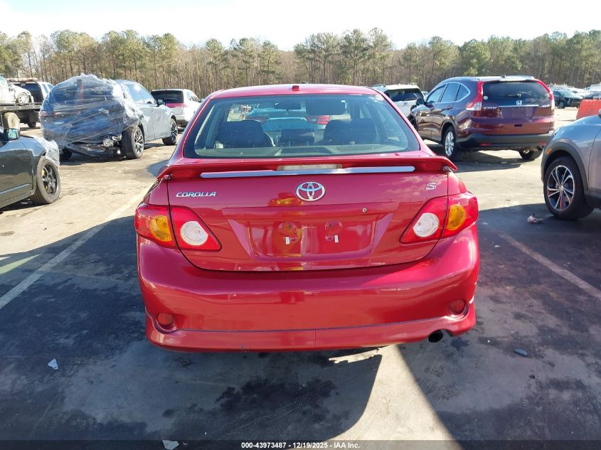 2009 Toyota Corolla S VIN: 1NXBU40E39Z058282 Lot: 43973487