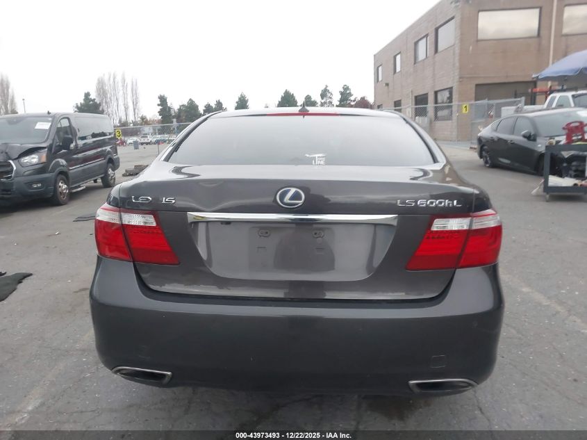 2009 Lexus Ls 600H VIN: JTHDU46F995010081 Lot: 43973493