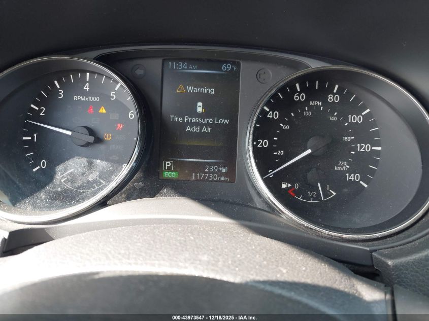 2017 Nissan Rogue Sv VIN: KNMAT2MV1HP584103 Lot: 43973547