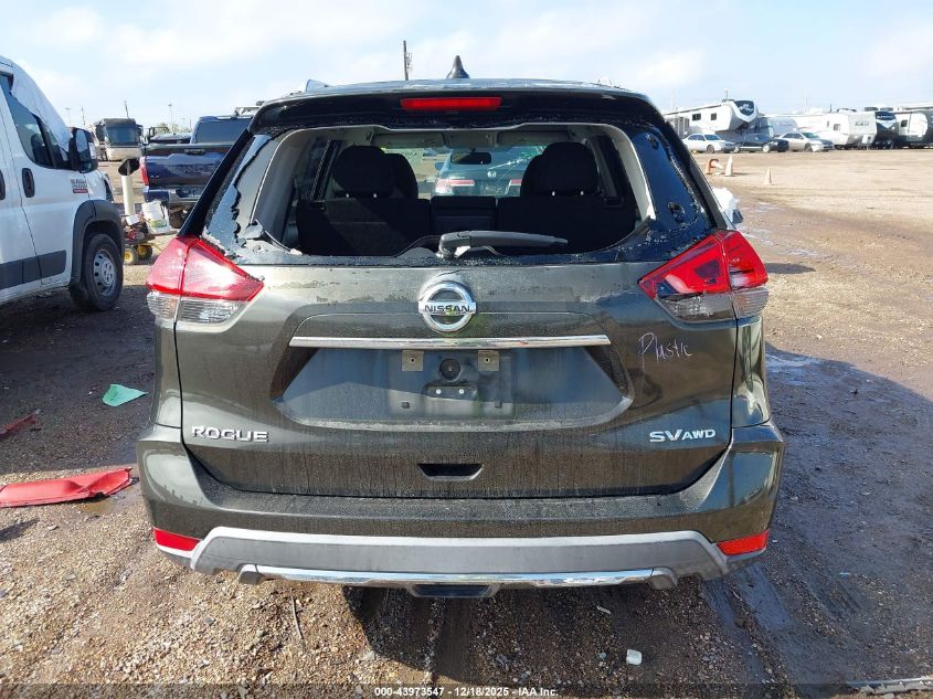 2017 Nissan Rogue Sv VIN: KNMAT2MV1HP584103 Lot: 43973547