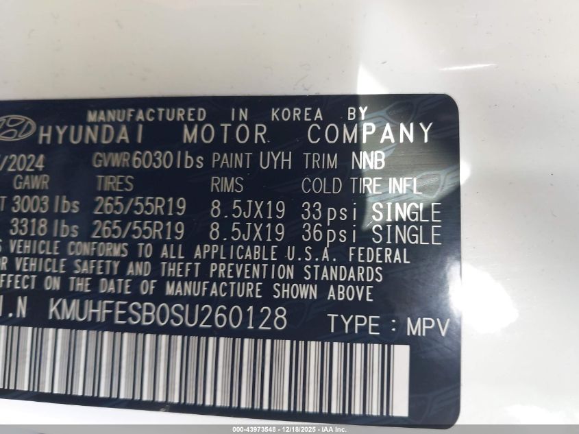 2025 Genesis GV80 - KMUHFESB0SU260128