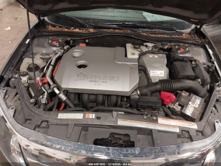 2011 Ford Fusion Hybrid VIN: 3FADP0L34BR333622 Lot: 43973552