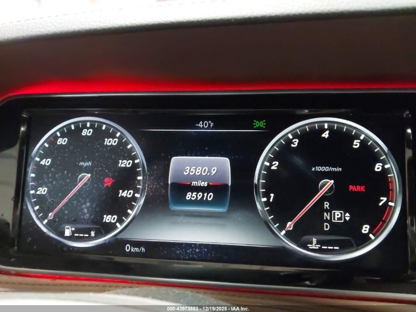 2016 Mercedes-Benz S 550 4Matic VIN: WDDUG8FB7GA214952 Lot: 43973553