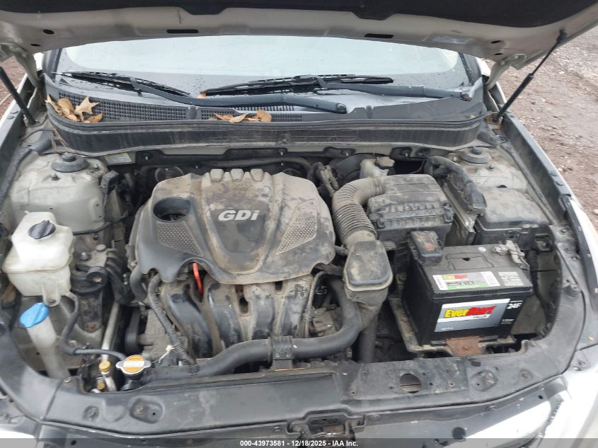 2011 Hyundai Sonata Gls VIN: 5NPEB4ACXBH168458 Lot: 43973581