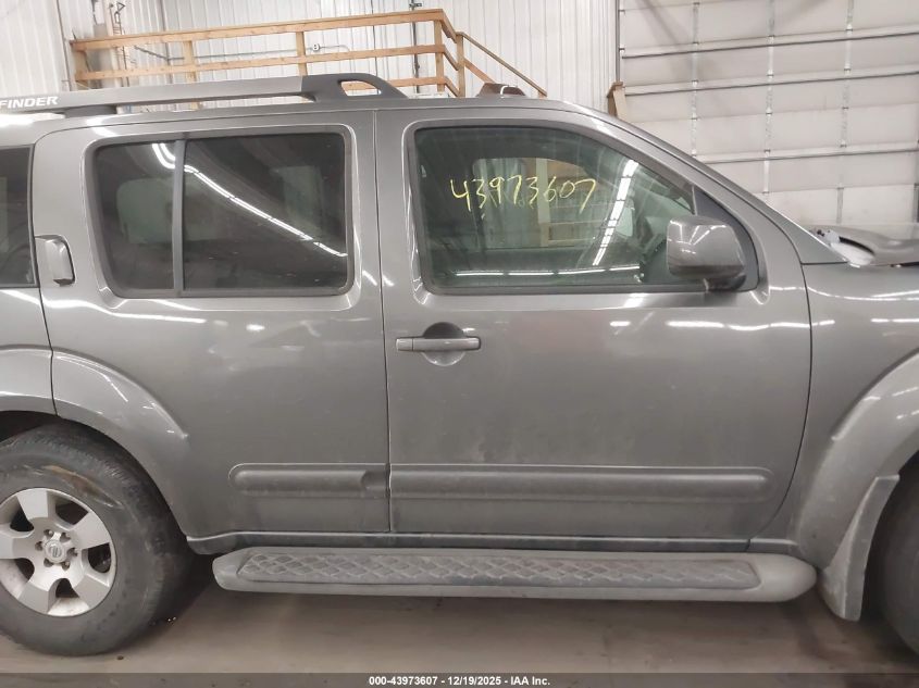 2007 Nissan Pathfinder Se VIN: 5N1AR18W17C602676 Lot: 43973607