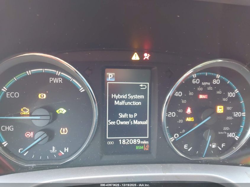 2016 Toyota Rav4 Hybrid Xle VIN: JTMRJREV8GD009495 Lot: 43973625