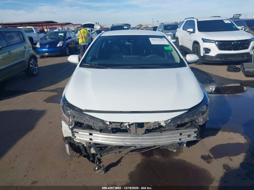 2022 Toyota Corolla Hybrid Le VIN: JTDEAMDE4N3001173 Lot: 43973652