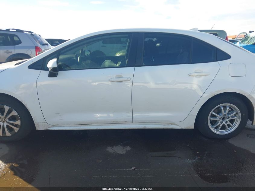 2022 Toyota Corolla Hybrid Le VIN: JTDEAMDE4N3001173 Lot: 43973652