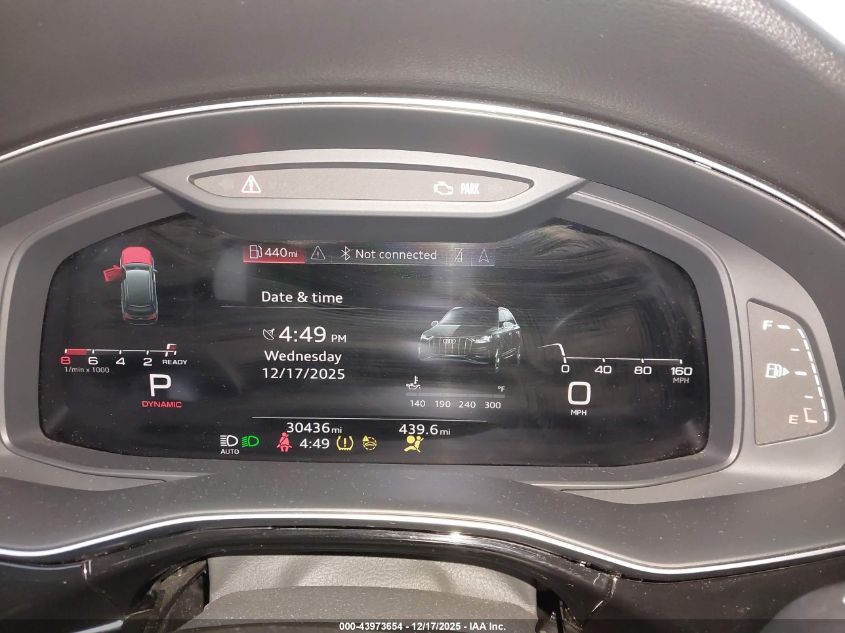 2022 Audi Q7 Premium Plus 55 Tfsi Quattro Tiptronic VIN: WA1LXBF70ND020252 Lot: 43973654