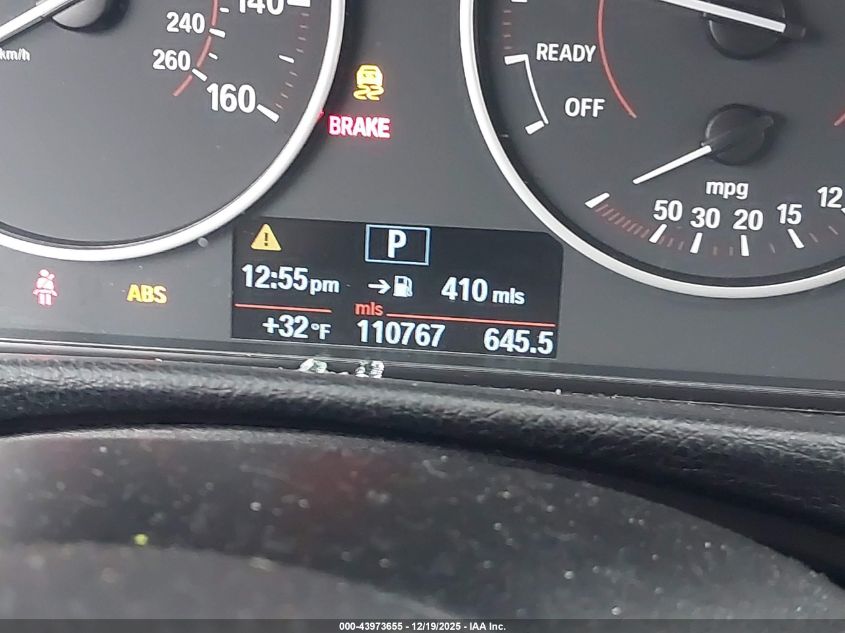 2013 BMW 328I xDrive VIN: WBA3B5C55DF596525 Lot: 43973655