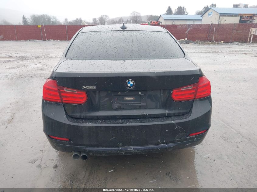 2013 BMW 328I xDrive VIN: WBA3B5C55DF596525 Lot: 43973655