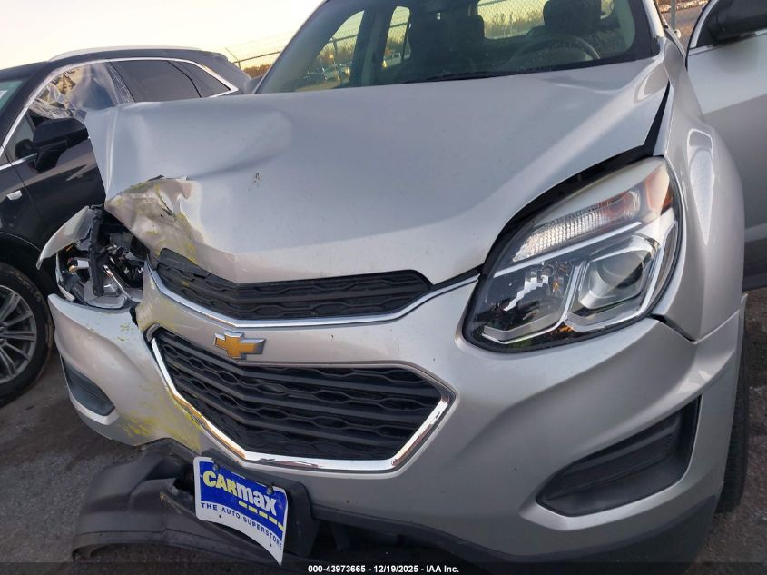 2017 Chevrolet Equinox Ls VIN: 2GNALBEK4H1526835 Lot: 43973665