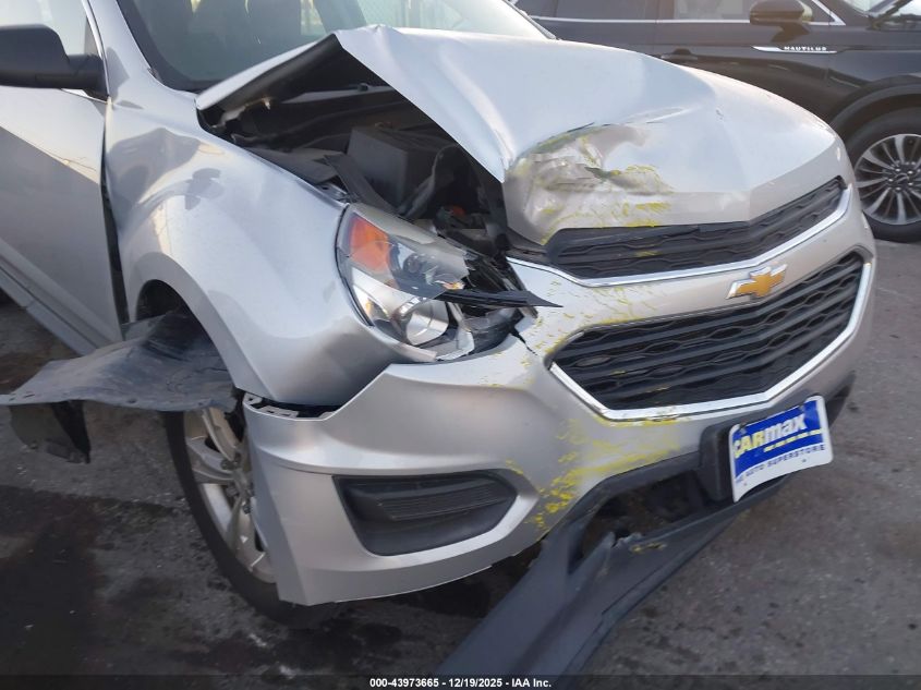 2017 Chevrolet Equinox Ls VIN: 2GNALBEK4H1526835 Lot: 43973665