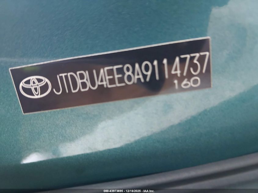 2010 Toyota Corolla Le VIN: JTDBU4EE9A9115296 Lot: 43973695