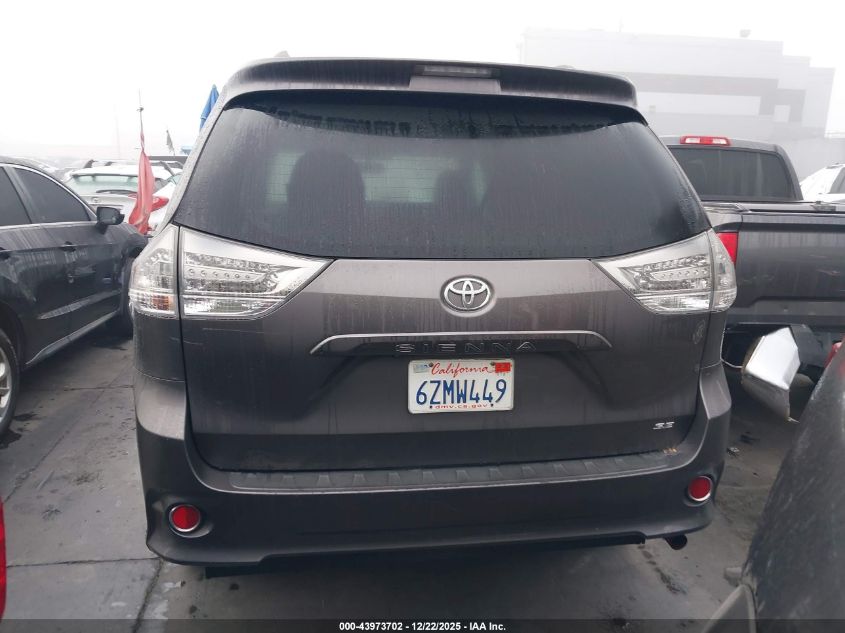 2013 Toyota Sienna Se 8 Passenger VIN: 5TDXK3DC1DS333051 Lot: 43973702