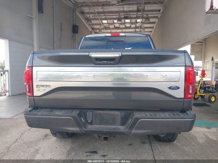 2015 Ford F-150 Platinum VIN: 1FTEW1EG6FFB29351 Lot: 43973711