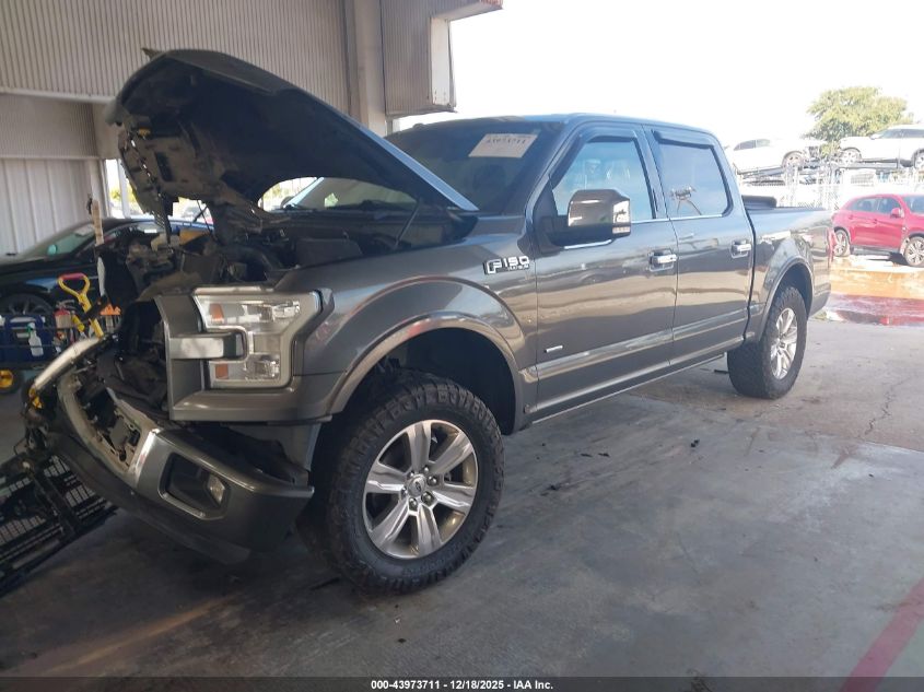 2015 Ford F-150 Platinum VIN: 1FTEW1EG6FFB29351 Lot: 43973711