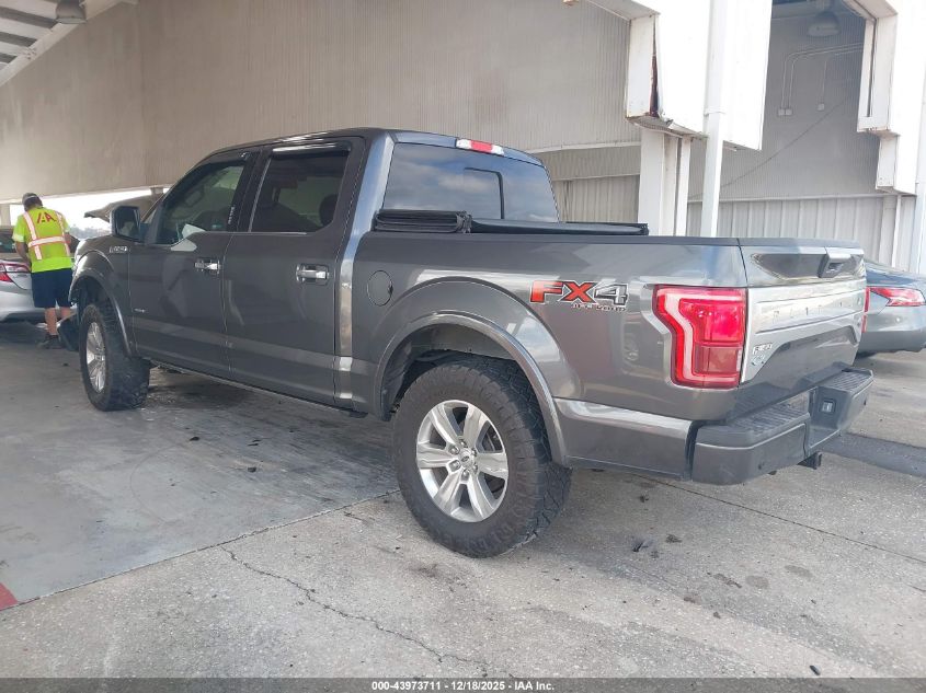 2015 Ford F-150 Platinum VIN: 1FTEW1EG6FFB29351 Lot: 43973711