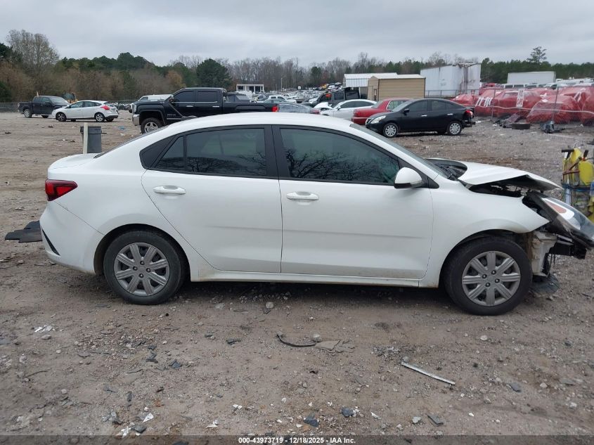 2022 Kia Rio S VIN: 3KPA24AD9NE450607 Lot: 43973719