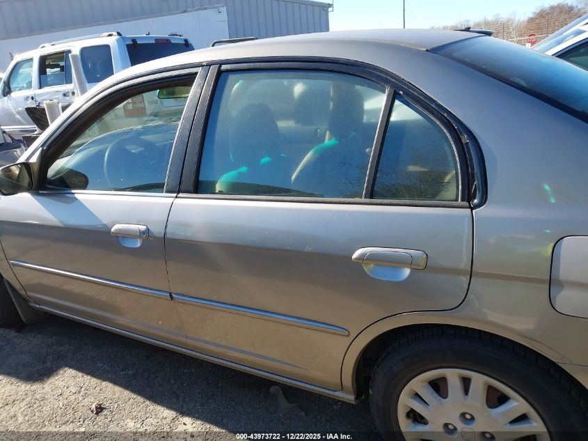 2005 Honda Civic Lx VIN: 2HGES16505H628539 Lot: 43973722