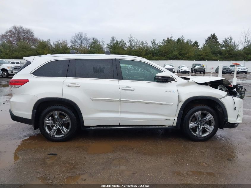 2018 Toyota Highlander Hybrid Limited Platinum VIN: 5TDDGRFH2JS047348 Lot: 43973734