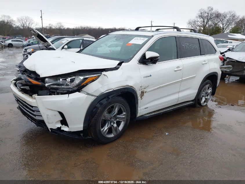 2018 Toyota Highlander Hybrid Limited Platinum VIN: 5TDDGRFH2JS047348 Lot: 43973734