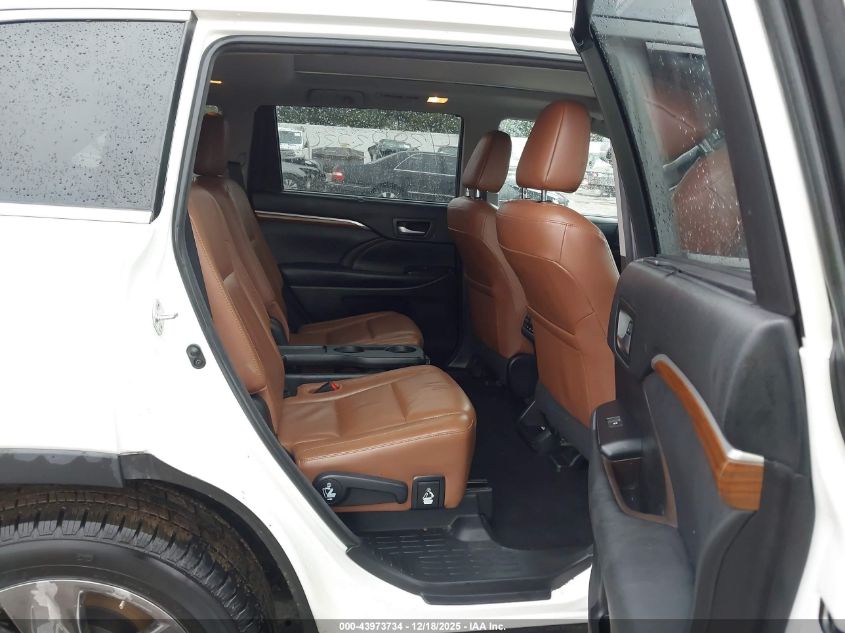 2018 Toyota Highlander Hybrid Limited Platinum VIN: 5TDDGRFH2JS047348 Lot: 43973734