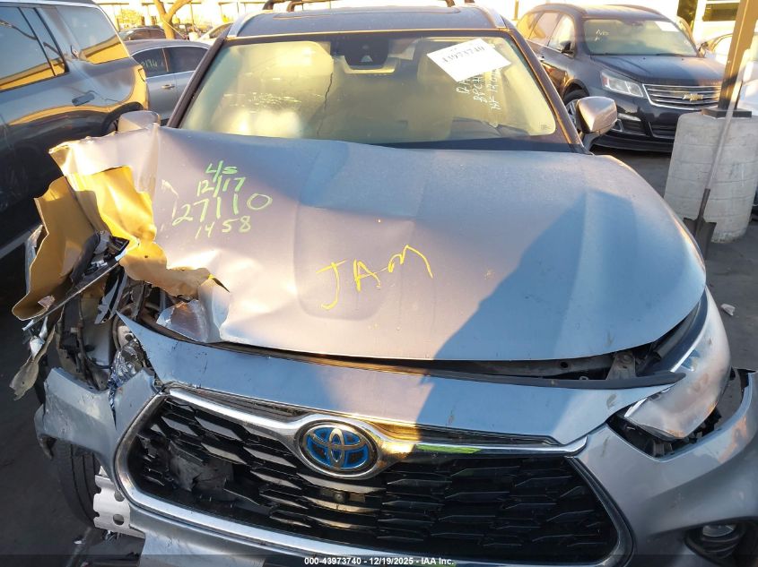 2020 Toyota Highlander Hybrid Limited VIN: 5TDYARAH3LS001458 Lot: 43973740