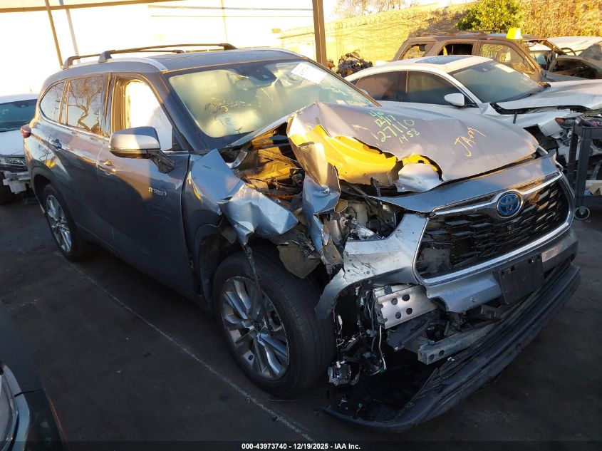 2020 Toyota Highlander Hybrid Limited VIN: 5TDYARAH3LS001458 Lot: 43973740