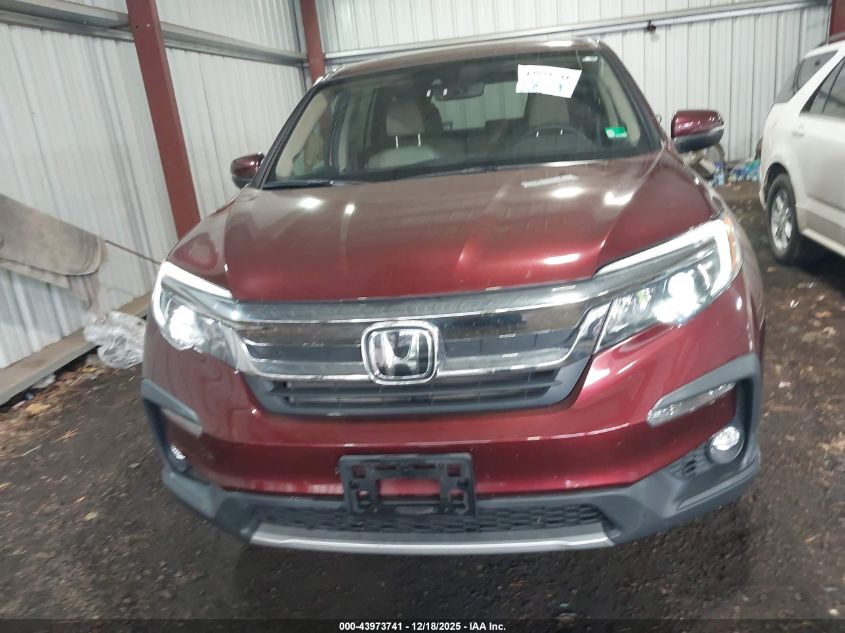 2021 Honda Pilot Awd Ex-L VIN: 5FNYF6H5XMB024124 Lot: 43973741